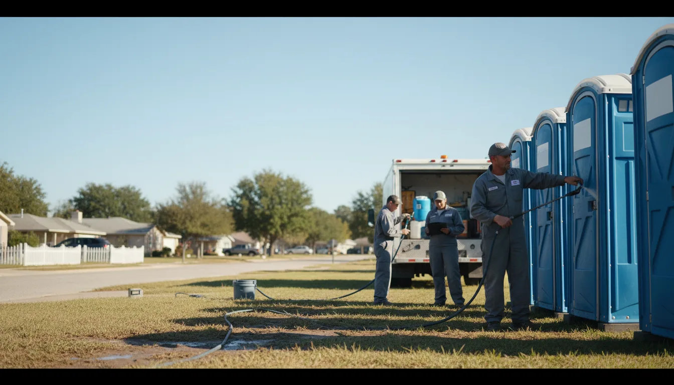 Long-Term Portable Toilet Rental in Muscle Shoals, AL near me